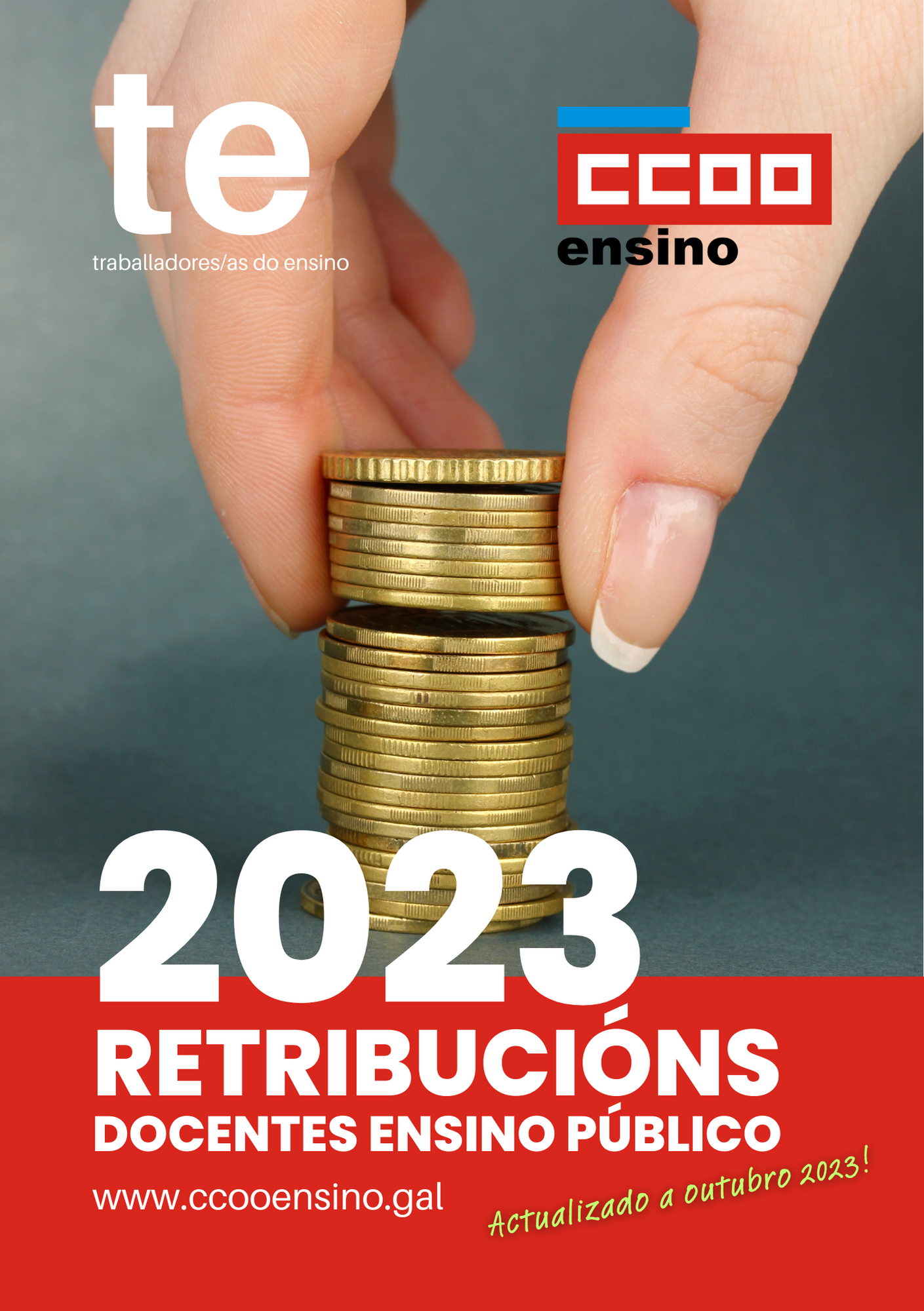 Portada Revista TE de Retribucións actualizada a outubro de 2023